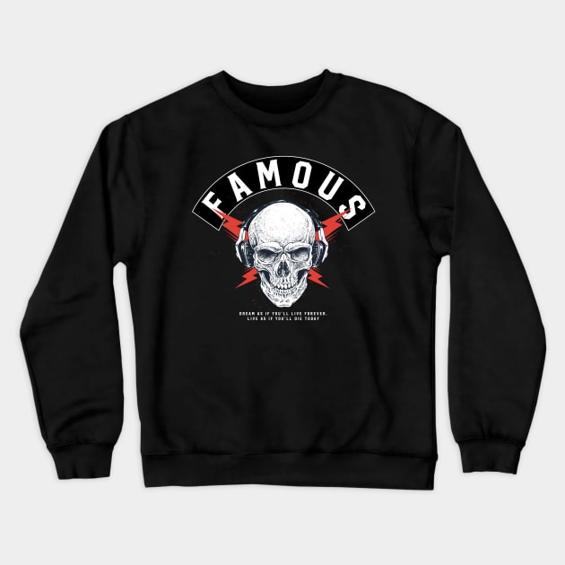 famous Crewneck Sweatshirt by janvimar